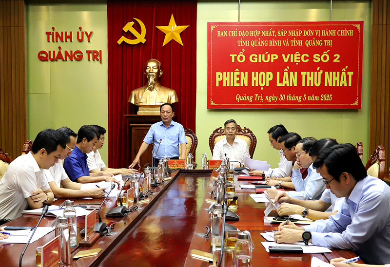 Tổ giúp việc số 2 họp tại TP. Đông Hà (Quảng Trị).