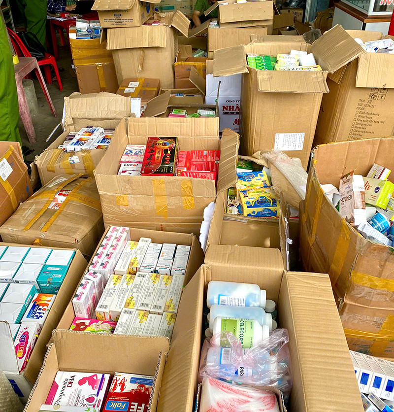 Hai cơ sở của Phạm Thị Mỹ Linh có đến hơn 5.000 sản phẩm không rõ nguồn gốc, xuất xứ.