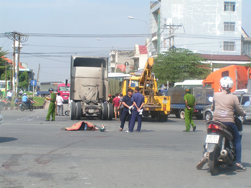Hiện trường vụ tai nạn