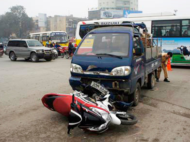 Hiện trường vụ tai nạn. Hiện trường vụ tai nạn