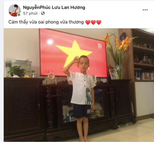 NSND Lan Hương thổ lộ: “Cảm thấy vừa oai phong vừa thương”.