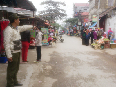 Hiện trường nơi xảy ra vụ án mạng. Ảnh: T.N