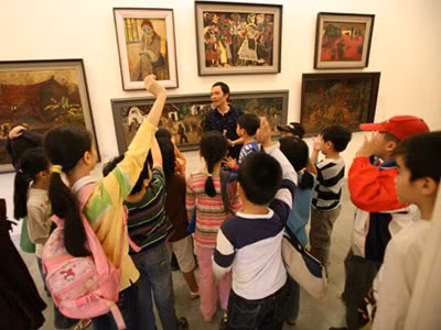 Những tiết học ngoại khóa luôn mang lại sự hứng khởi cho trẻ