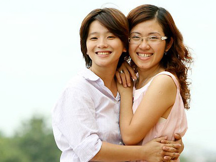 Linh và Phương năm 2009. Ảnh: Nhân vật cung cấp.