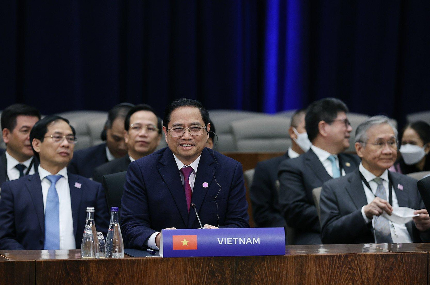 Đoàn đại biểu cấp cao Việt Nam do Thủ tướng Chính phủ Phạm Minh Chính dẫn đầu tham gia chủ động, tích cực, đóng góp quan trọng và có trách nhiệm cho thành công chung của Hội nghị Đoàn đại biểu cấp cao Việt Nam do Thủ tướng Chính phủ Phạm Minh Chính dẫn đầu tham gia chủ động, tích cực, đóng góp quan trọng và có trách nhiệm cho thành công chung của Hội nghị