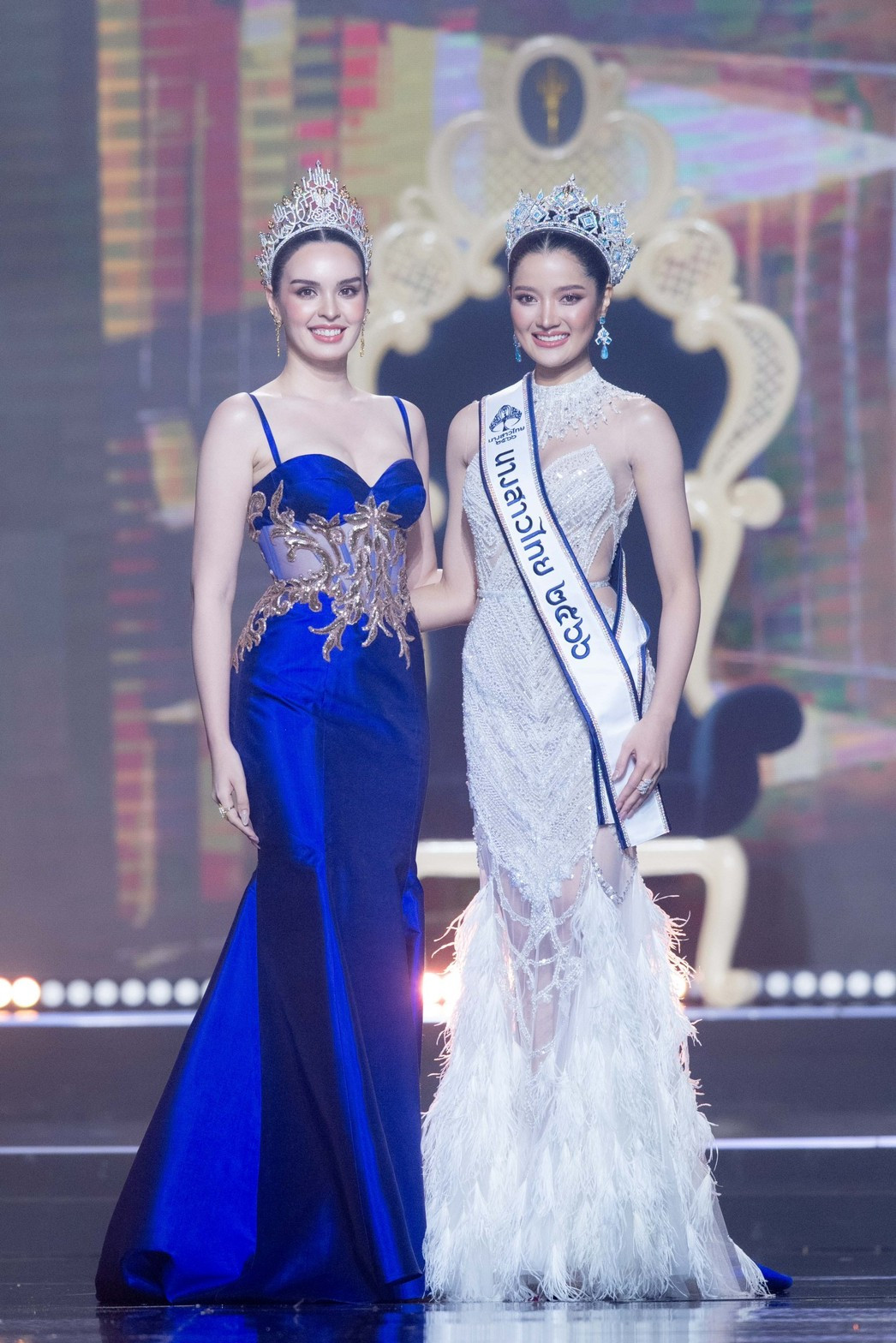 Chonnikarn Supittayaporn trong khoảnh khắc đăng quang Hoa hậu Thái Lan 2023. Chonnikarn Supittayaporn trong khoảnh khắc đăng quang Hoa hậu Thái Lan 2023.