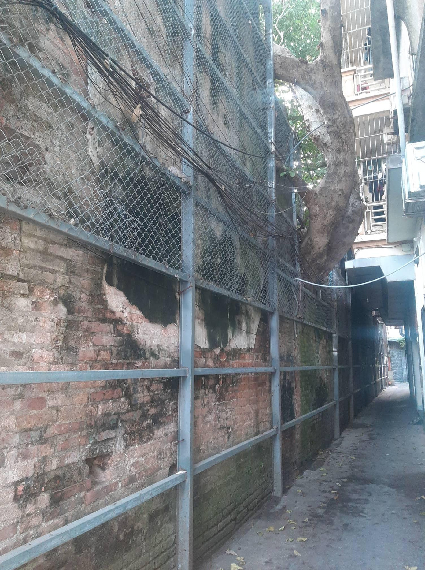 Hiện trạng bên ngoài di tích Hoa thương hội quán Hiện trạng bên ngoài di tích Hoa thương hội quán