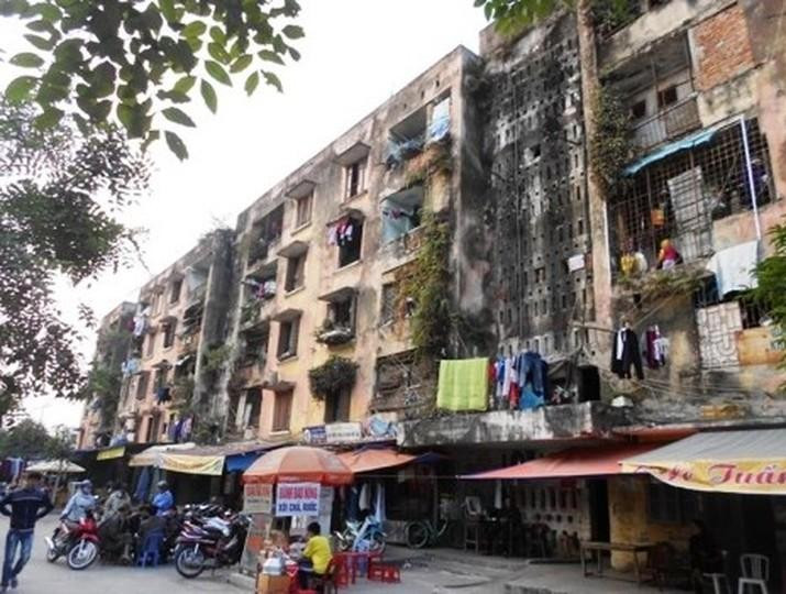 Một khu nhà chung cư Phan Chu Trinh trước khi được phá dỡ, di chuyển Một khu nhà chung cư Phan Chu Trinh trước khi được phá dỡ, di chuyển