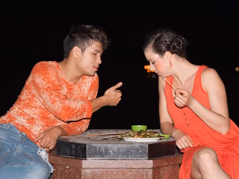 Cuối tuần qua, nam diễn viên và bạn nhảy Ina có mặt ở thành phố Vũng Tàu để tham dự đêm mở màn của Bước nhảy hoàn vũ 2013