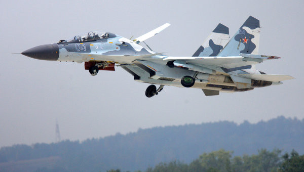 Chiến đấu cơ Su-30MK2. Ảnh: Ria