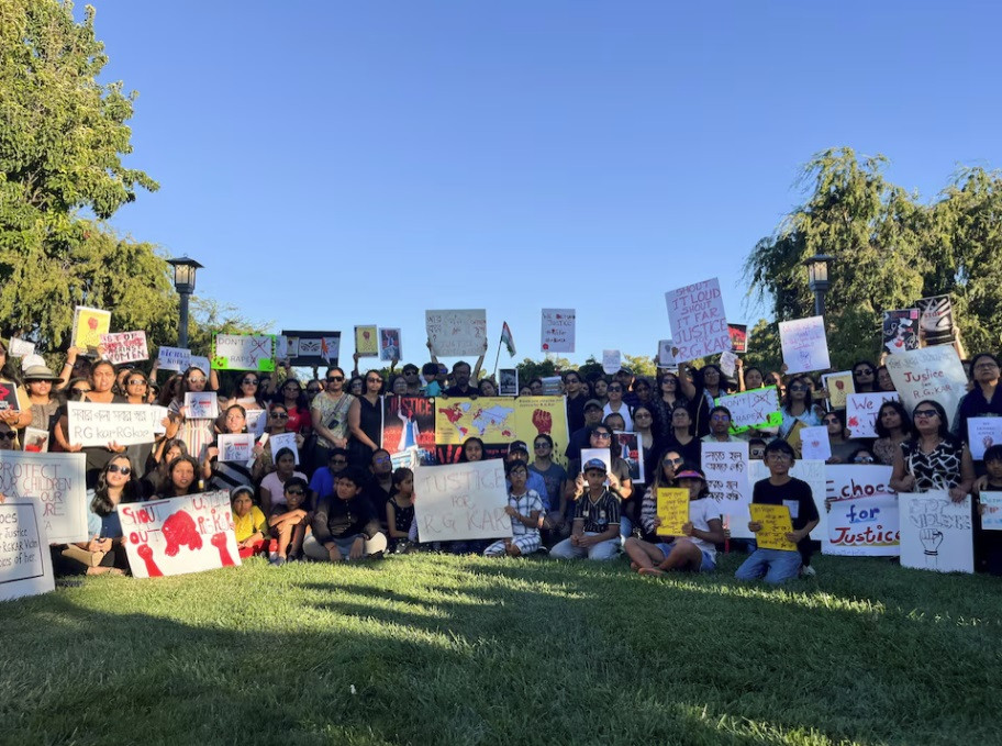 Người Ấn Độ biểu tình ở California, Mỹ, ngày 8/9. (Ảnh: Reuters) Người Ấn Độ biểu tình ở California, Mỹ, ngày 8/9. (Ảnh: Reuters)
