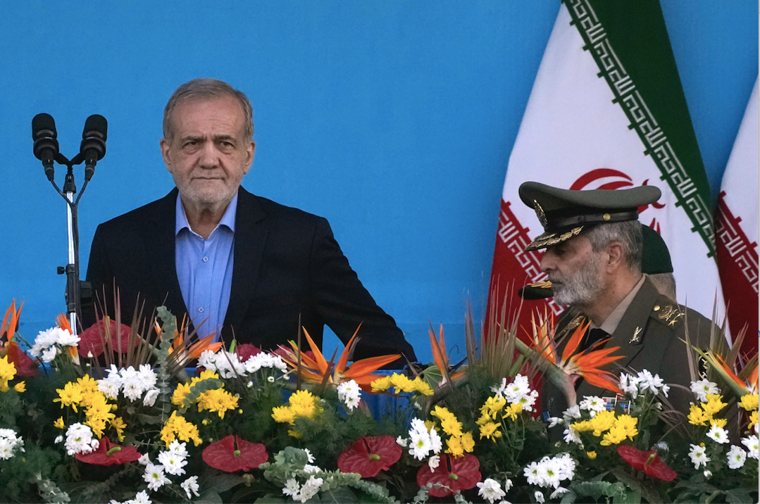 Tổng thống Iran Masoud Pezeshkian. (Ảnh: AP)