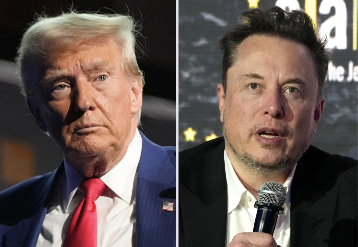 Ứng viên tổng thống của đảng Cộng hoà Donald Trump và tỷ phú Elon Musk. (Ảnh: AP) Ứng viên tổng thống của đảng Cộng hoà Donald Trump và tỷ phú Elon Musk. (Ảnh: AP)