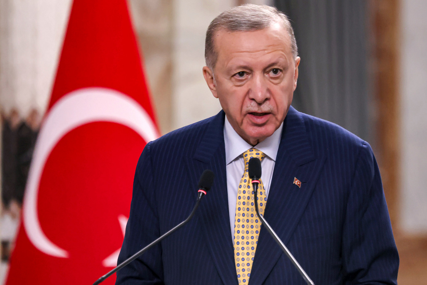 Tổng thống Thổ Nhĩ Kỳ Recep Tayyip Erdogan. (Ảnh: AP)