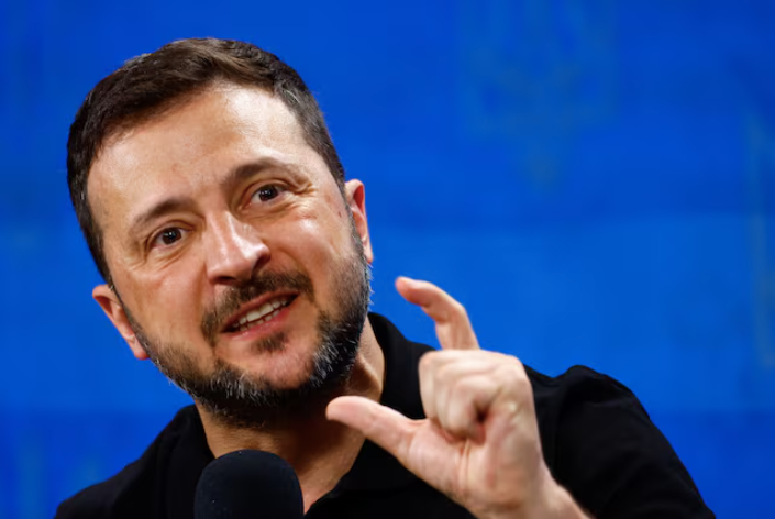 Tổng thống Ukraine Volodymir Zelensky. (Ảnh: Reuters)