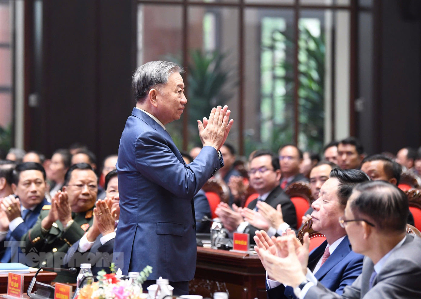 Tổng Bí thư, Chủ tịch nước Tô Lâm dự buổi gặp gỡ. (Ảnh: Như Ý)