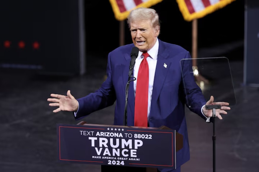 Ứng viên tổng thống đảng Cộng hòa Donald Trump. (Ảnh: Reuters) Ứng viên tổng thống đảng Cộng hòa Donald Trump. (Ảnh: Reuters)