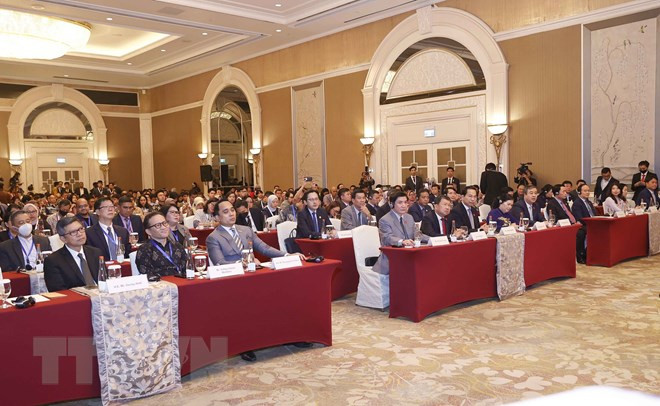 Đại biểu dự diễn đàn. (Ảnh: Doãn Tấn/TTXVN) Đại biểu dự diễn đàn. (Ảnh: Doãn Tấn/TTXVN)