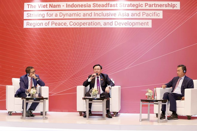 Chủ tịch Quốc hội Vương Đình Huệ phát biểu. (Ảnh: Doãn Tấn/TTXVN) Chủ tịch Quốc hội Vương Đình Huệ phát biểu. (Ảnh: Doãn Tấn/TTXVN)