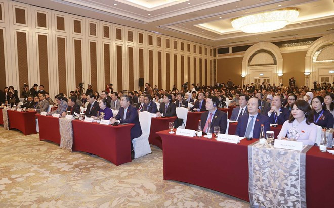Đại biểu dự diễn đàn. (Ảnh: Doãn Tấn/TTXVN) Đại biểu dự diễn đàn. (Ảnh: Doãn Tấn/TTXVN)