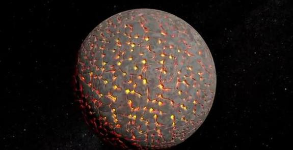 Livescience. NASA mới đây vừa công bố hai video clip cận cảnh Mặt trăng. Ảnh chụp từ clip cho thấy hành tinh “mặt trăng” vẫn tiếp tục nóng chảy mặc dù đã hình thành được khoảng 4,5 tỷ năm. Ảnh: Livescience