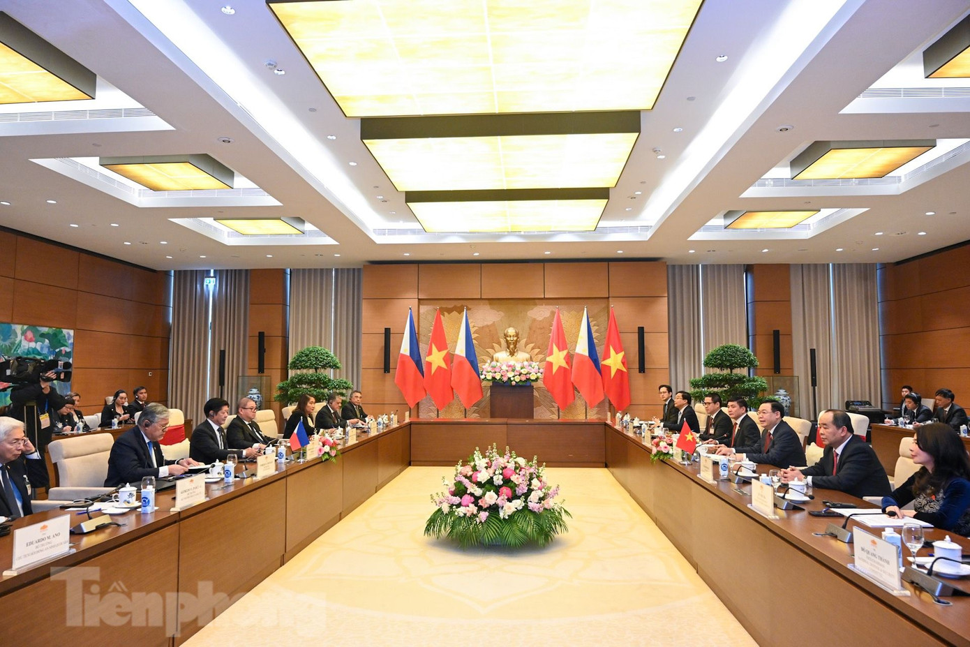 Toàn cảnh cuộc hội kiến. (Ảnh: Nhật Minh)