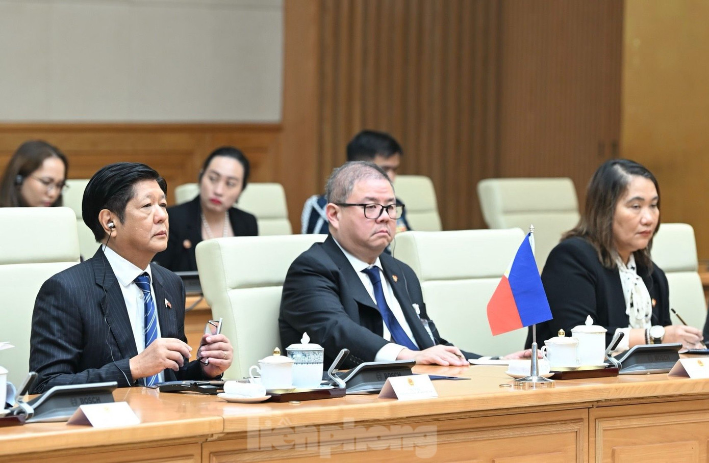 Tổng thống Philippines Ferdinand Marcos Jr tại cuộc hội kiến, ngày 30/1. (Ảnh: Như Ý)