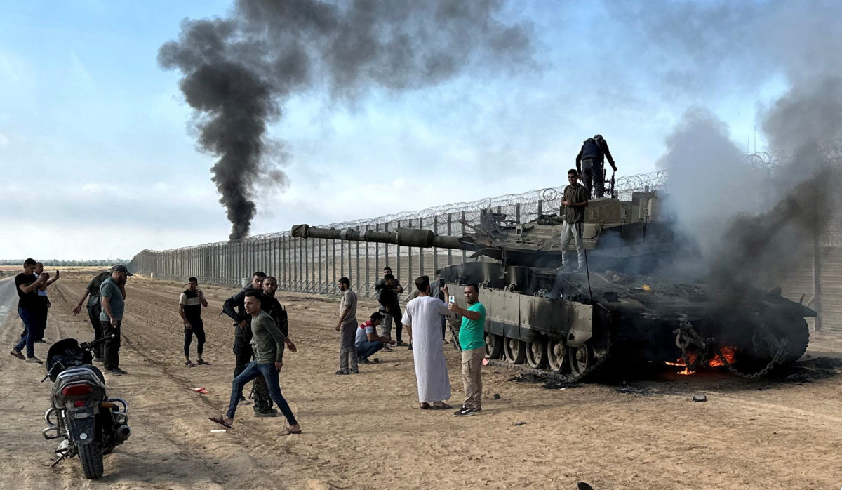 Cuộc tấn công của Hamas vào Israel ngày 7/10/2023 châm ngòi cho cuộc xung đột kéo dài mấy tháng qua ở Dải Gaza. (Ảnh: Reuters) Cuộc tấn công của Hamas vào Israel ngày 7/10/2023 châm ngòi cho cuộc xung đột kéo dài mấy tháng qua ở Dải Gaza. (Ảnh: Reuters)