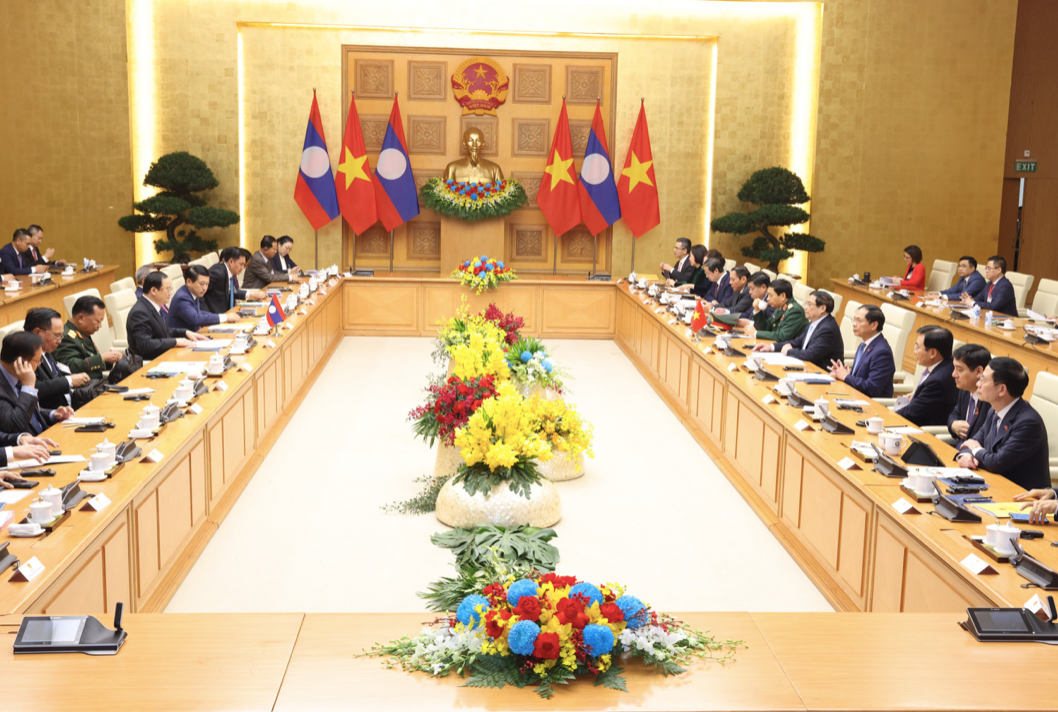 Toàn cảnh cuộc hội đàm. (Ảnh: Nhật Minh)