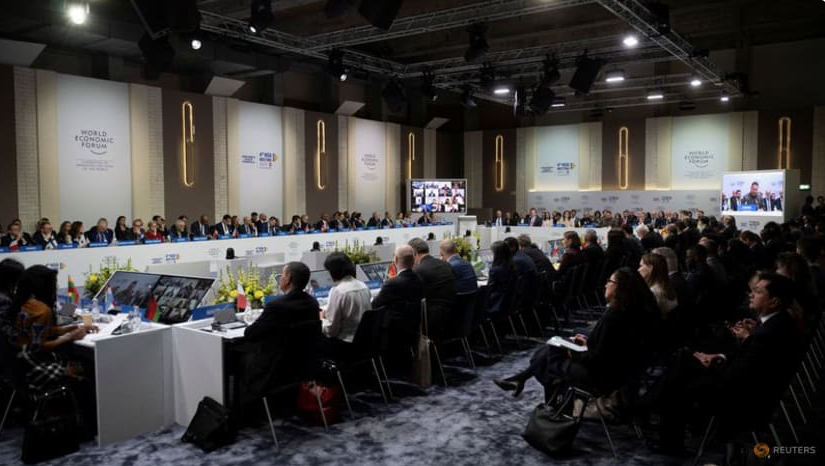 Hội nghị về công thức hoà bình của Ukraine diễn ra tại Davos ngày 14/1. (Ảnh: Reuters)