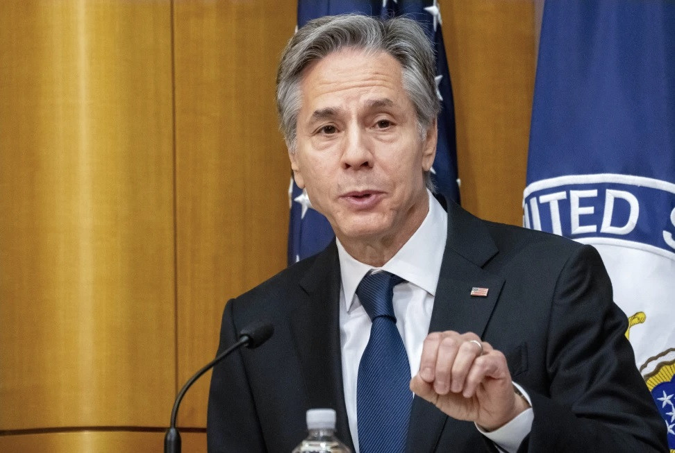 Ngoại trưởng Mỹ Antony Blinken. (Ảnh: AP)