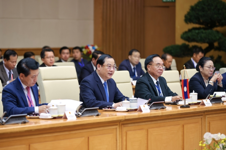 Thủ tướng CHDCND Lào Sonexay Siphandone tại kỳ họp. (Ảnh: VGP) Thủ tướng CHDCND Lào Sonexay Siphandone tại kỳ họp. (Ảnh: VGP)