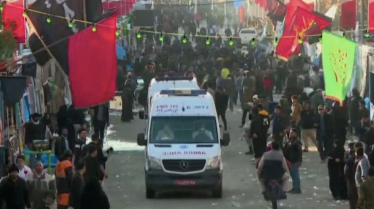 Khu vực xảy ra 2 vụ nổ liên tiếp ngày 3/1. (Ảnh: NDTV) Khu vực xảy ra 2 vụ nổ liên tiếp ngày 3/1. (Ảnh: NDTV)