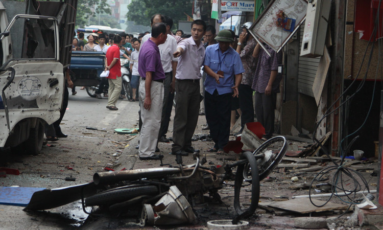 Hiện trường vụ nổ