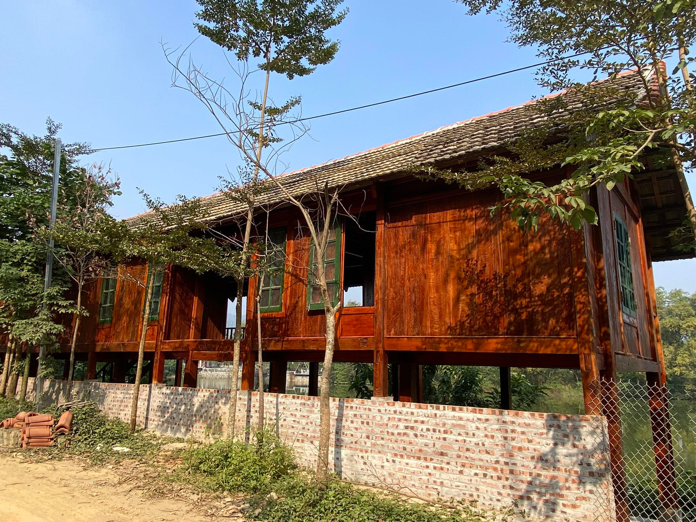 Thửa đất tại hồ Đập Cờ (xã Yên Bài, huyện Ba Vì) bị phản ánh đã biến hóa đất khai hoang thành đất tư.