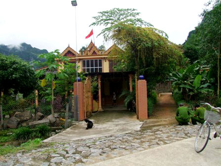 Ngôi nhà nơi xảy ra vụ nổ