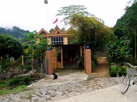 Ngôi nhà nơi xảy ra vụ nổ