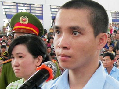 Trần Tuấn Thanh và Văn Thị Thủy đều kháng cáo xin giảm nhẹ hình phạt. Ảnh: Duy Khang