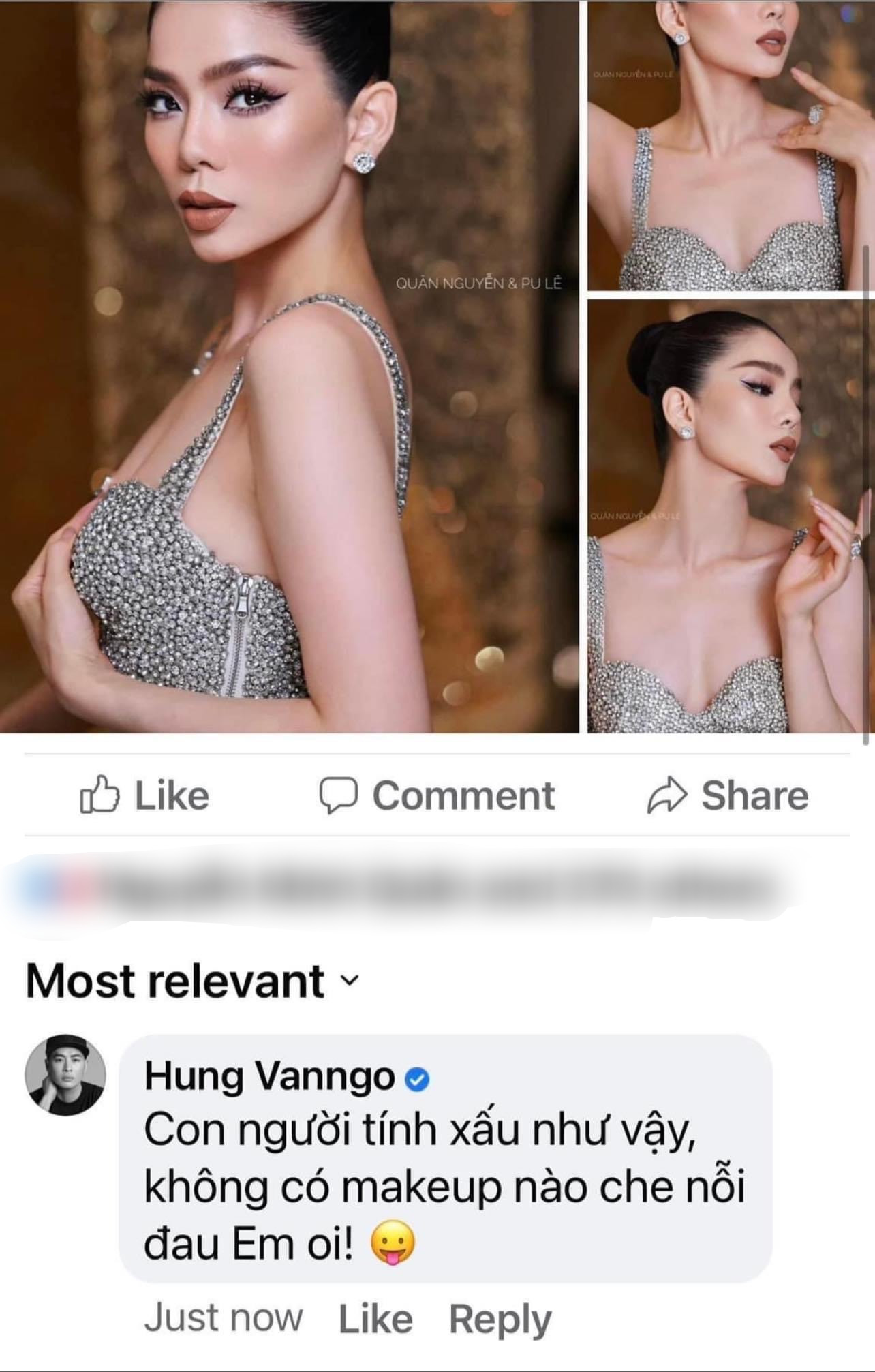 Bình luận của Hung Vanngo khiến cư dân mạng đặt nghi vấn cả hai có mâu thuẫn lớn.