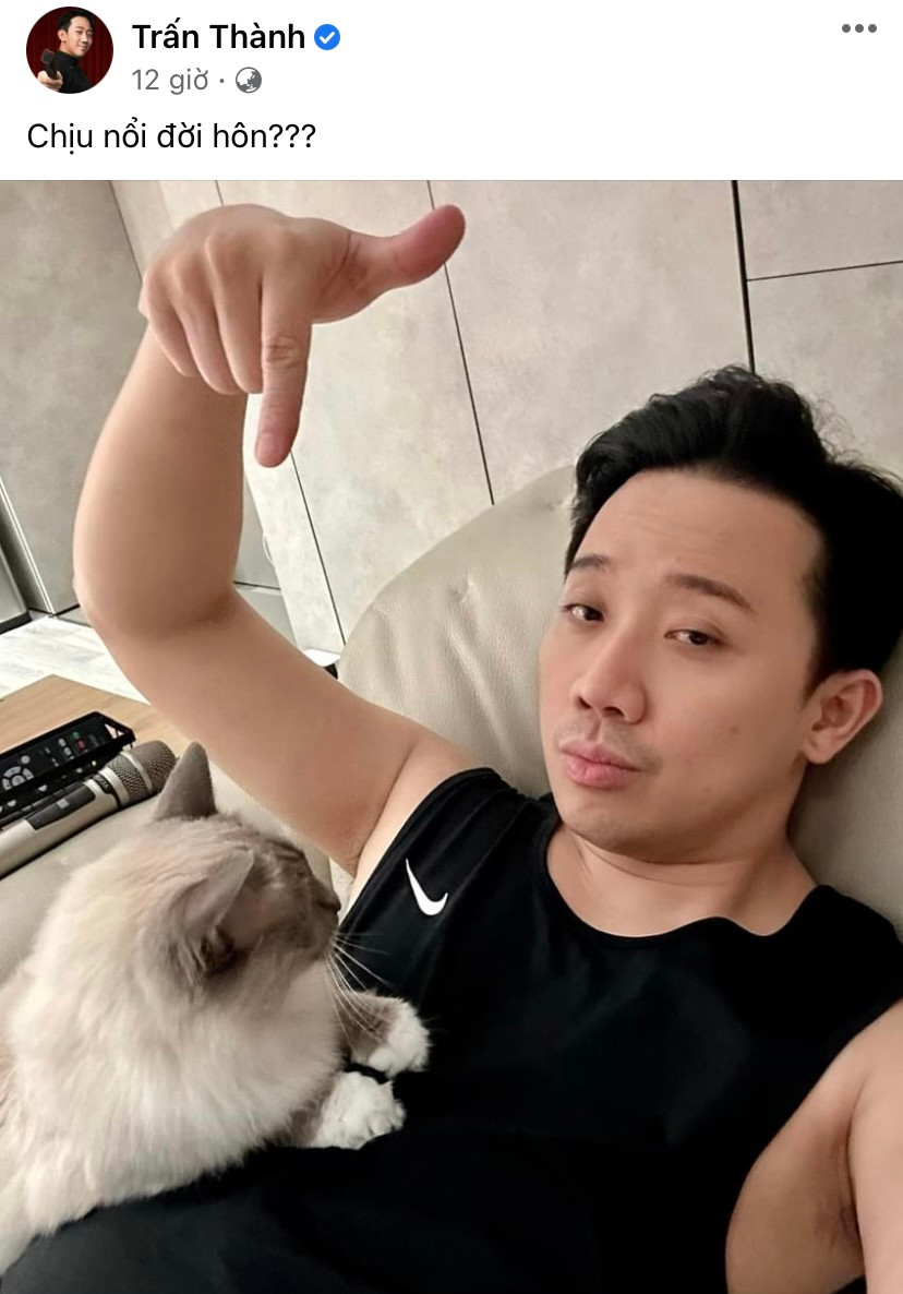 Trấn Thành vẫn đăng bài trên mạng xã hội nhưng không lên tiếng về sự việc. Trấn Thành vẫn đăng bài trên mạng xã hội nhưng không lên tiếng về sự việc.