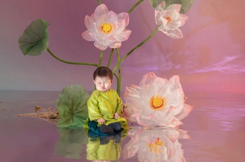 Dù bị mẹ "dìm hàng" nhưng Pam vẫn siêu đáng yêu trong mắt netizen.