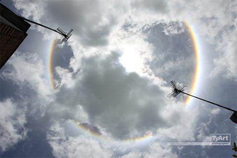 Quầng mặt trời ở Vũng Tàu năm 2009. Ảnh: Nguyễn Trần Thanh Tuấn