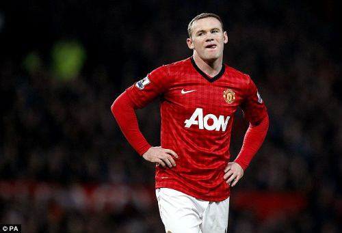 Rooney đã thi đấu khá tích cực trong hiệp 1