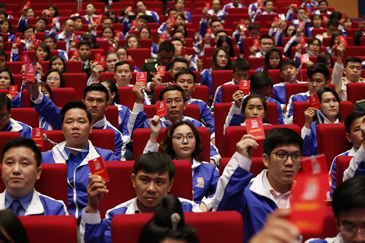 Ngày đầu tiên Đại hội Đoàn toàn quốc lần thứ XI ảnh 28