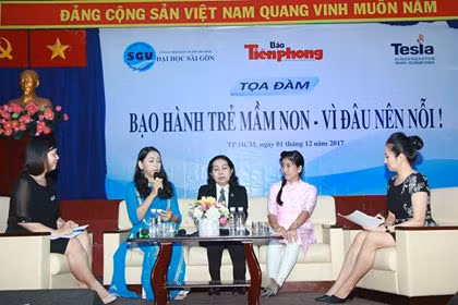 Tọa đàm “Bạo hành trẻ mầm non - Vì đâu nên nỗi!” ảnh 7