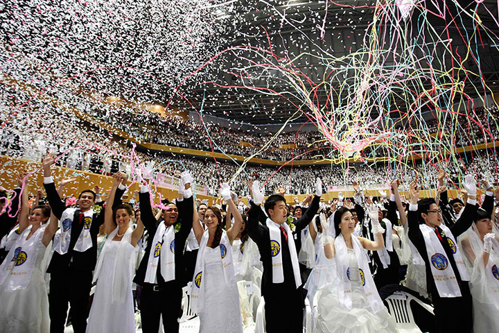 Các cặp đôi đến từ nhiều quốc gia khác nhau