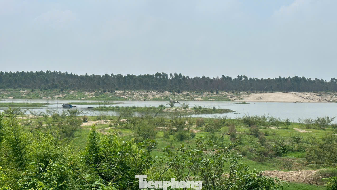 Vị trí anh Doanh cứu 4 học sinh đuối nước.