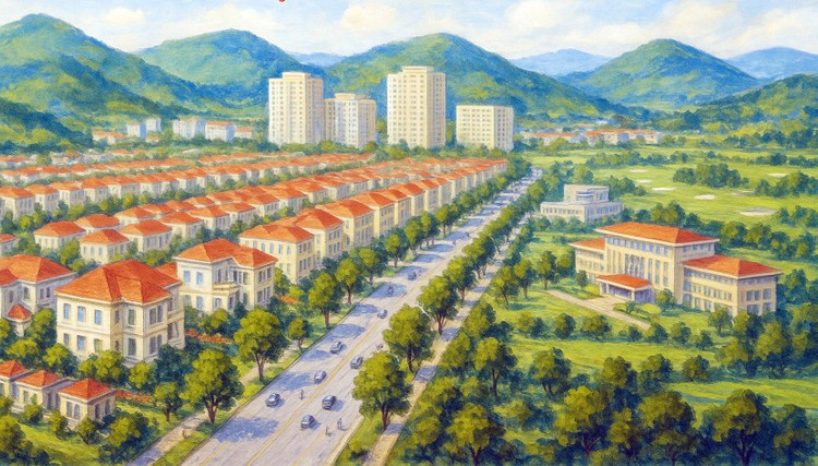 Khu đô thị Mông Hóa, phường Kỳ Sơn rộng hơn 181 ha. Ảnh minh họa