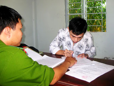 Phạm Văn Trọng tại trại giam. Phạm Văn Trọng tại trại giam