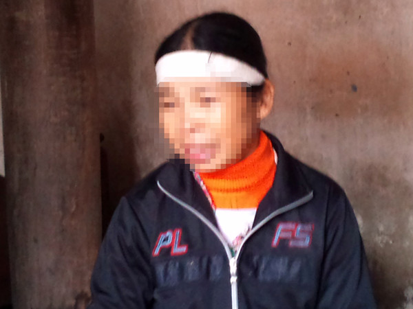 Bà Kỳ đau lòng khi kể lại sự việc. Bà Kỳ đau lòng khi kể lại sự việc